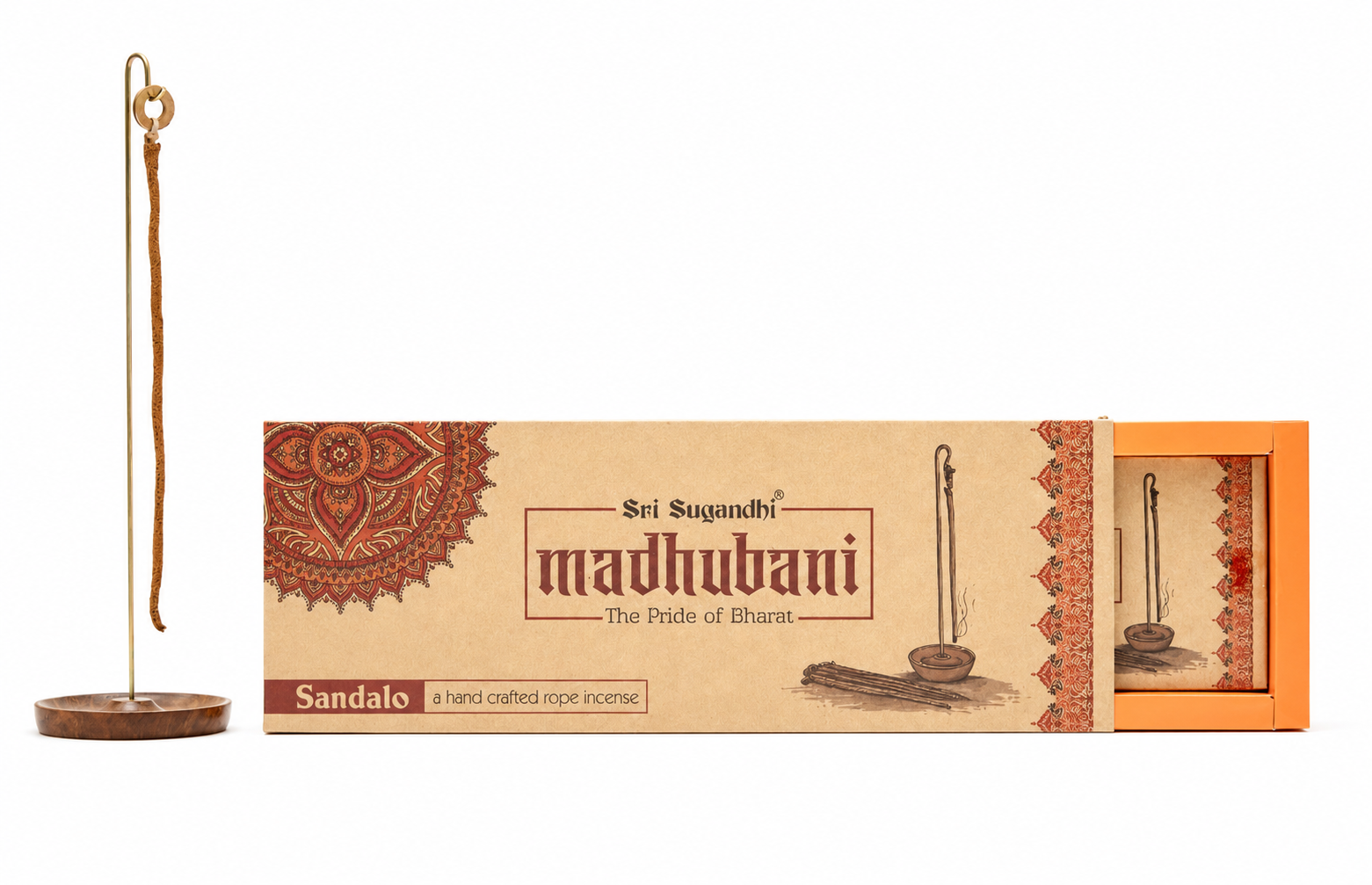hand crafted rope incense SANDAL