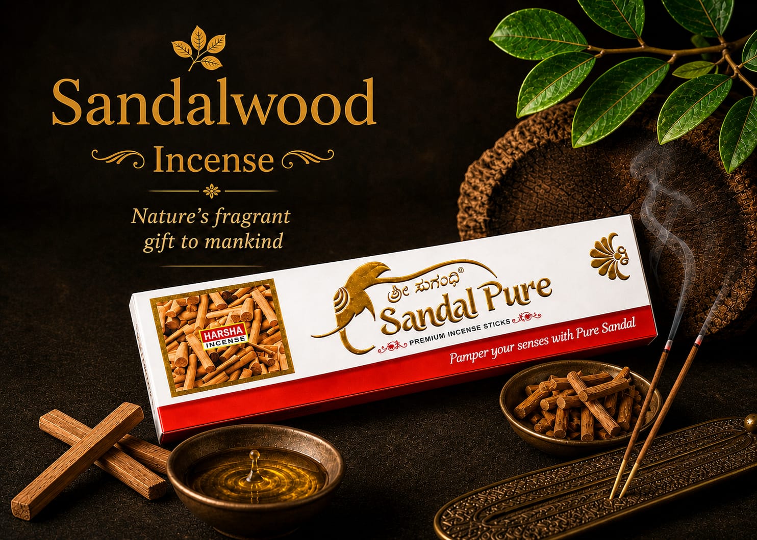 Sandal premium incense sticks