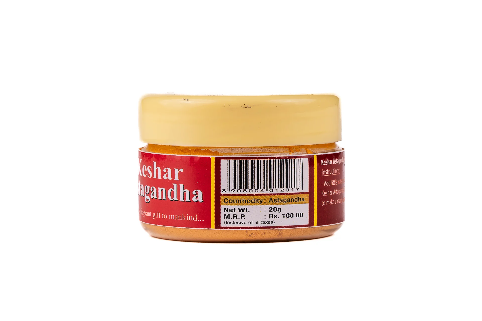 Keshar astagandha tilaka