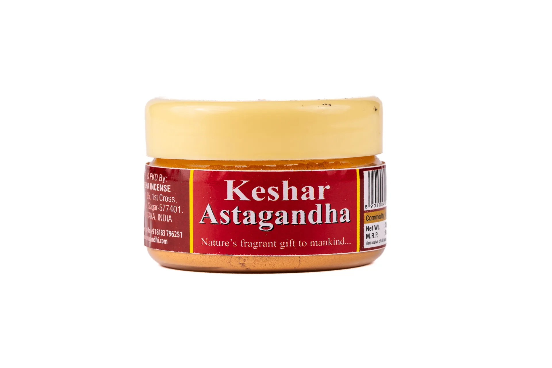 Keshar astagandha tilaka