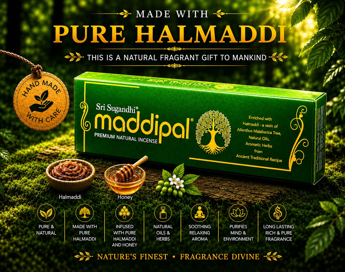Maddipal premium natural incense 50 gms