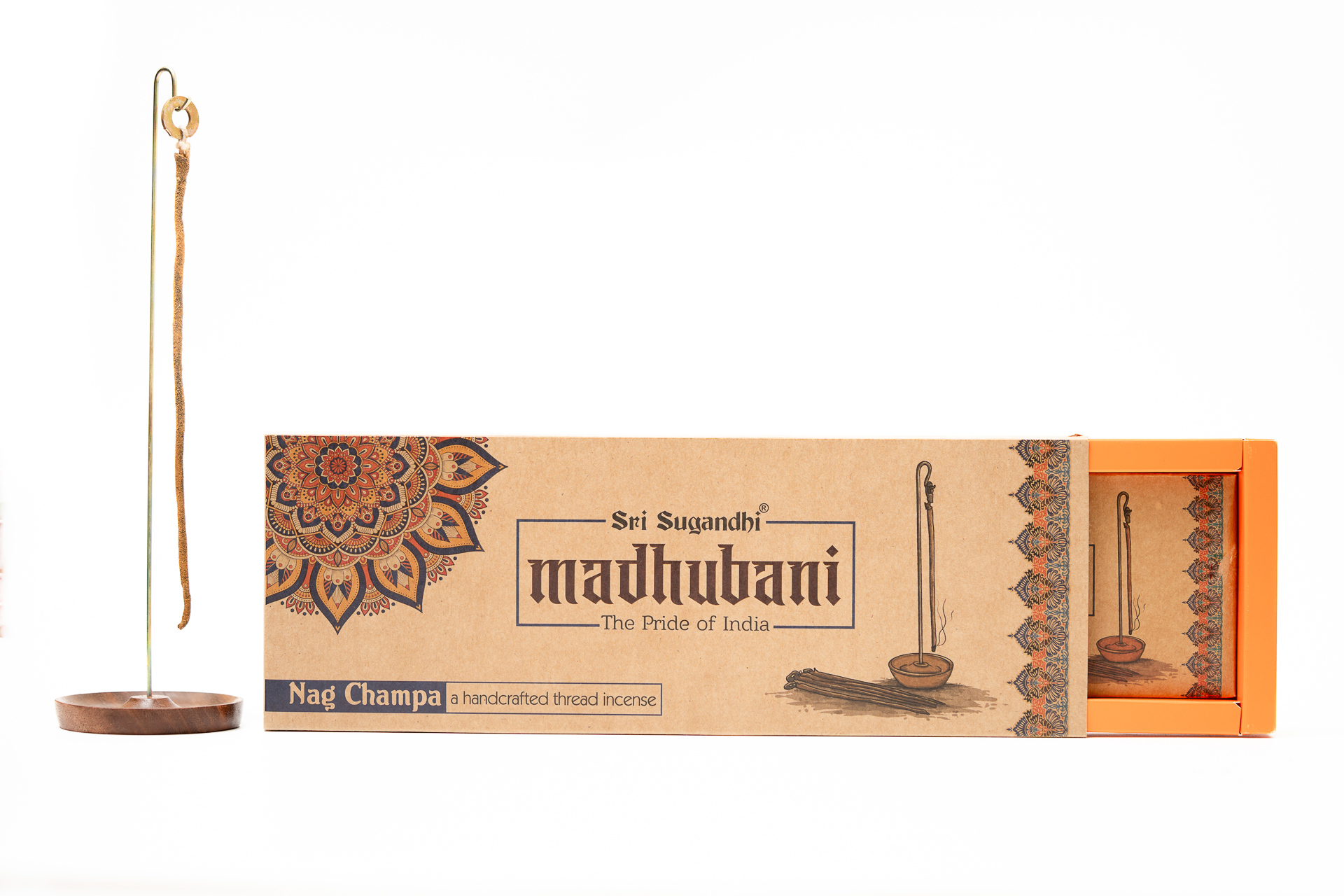 hand crafted rope incense NAGACHAMPA
